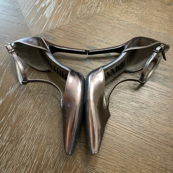 Sam & Libby metallic silver pointed 4.25” heels size 8 - Picture 7 of 17